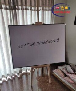 3×4 Feet Whiteboard Milk White Formica With Aluminium Frame – 0.5″