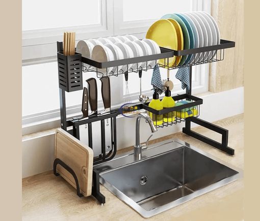 eNField Kitchen Sink Organizer Set with Soap Dispenser Medium close-up dispenser Bangladesh