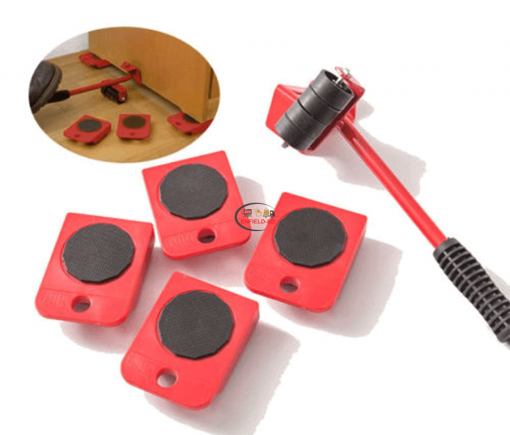 Material Handling Products Tools & Machinary Professional Furniture Mover Tool | Easy Mover | 5 pcs | Red Enfield-bd.com