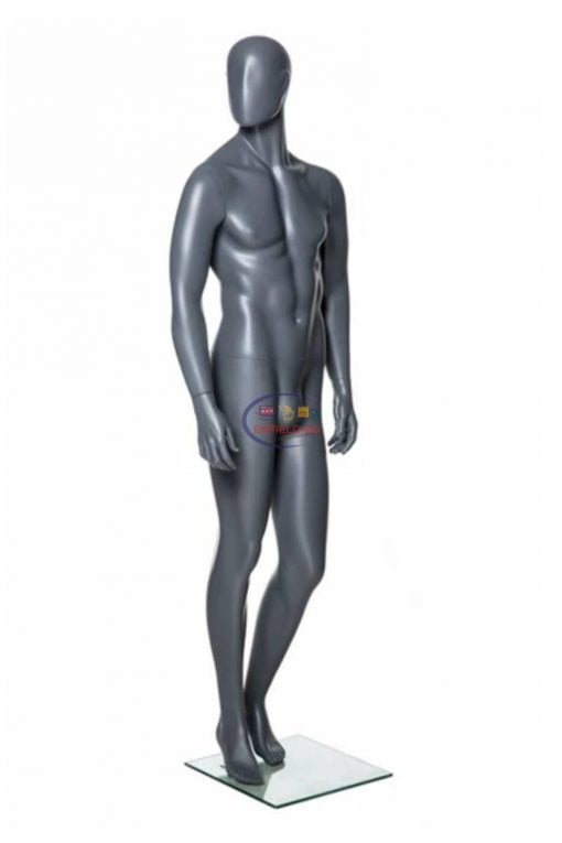Male Abstract Mannequin Right-looking Grey Male Abstract Mannequin Right-looking Grey Full Body Mannequin Enfield-bd.com