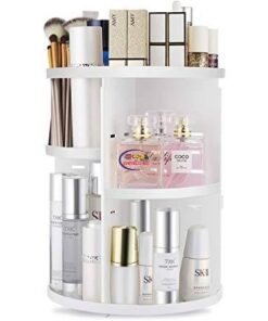 Enfield-bd.com Personal Care Storage & Home Organization Home & Living 360° Rotating Makeup Organizer I White I Black I Pink 