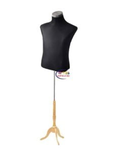 Male Half-Body Mannequin 36 Body with Wooden Stand Enfield-bd.com