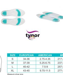 Tynor Insole Full Silicone K 01 I Size Available Enfield-bd.com