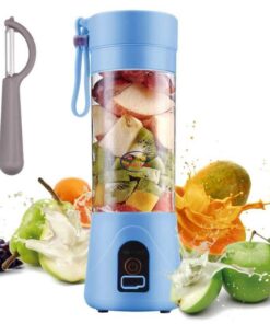 USB Rechargeable Juicer I Blue Fruit Mixer Smoothie Blender 380ml Enfield-bd.com