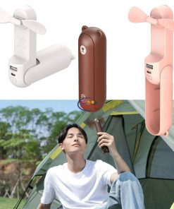 JISULIFE F8X Mini Fan Portable Fan 4800mAh Rechargeable Enfield-bd.com