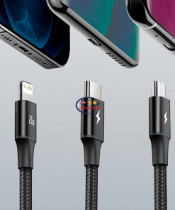 Gadget BASEUS PD 20W RAPID SERIES 3-IN-1 Fast Charging Data Cable Enfield-bd.com