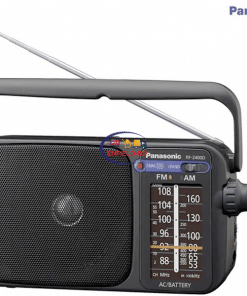 Gadget Home Audio Home & Living Panasonic RF-2400D | Portable FM/AM Radio With AFC Tuner Silver Enfield-bd.com 