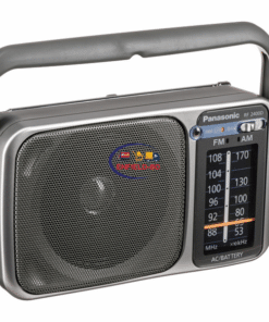 Gadget Home Audio Home & Living Panasonic RF-2400D | Portable FM/AM Radio With AFC Tuner Silver Enfield-bd.com 