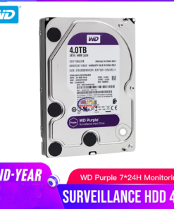 Storage/hard Drive WESTERN DIGITAL 4TB PURPLE Surveillance HDD Sata 6GB/s Enfield-bd.com 