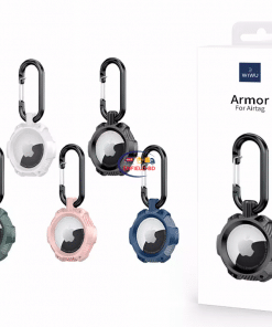 Gadget Cases & Screen Protector Wiwu Armor Case Airtag Key Chain High-quality Leather Enfield-bd.com