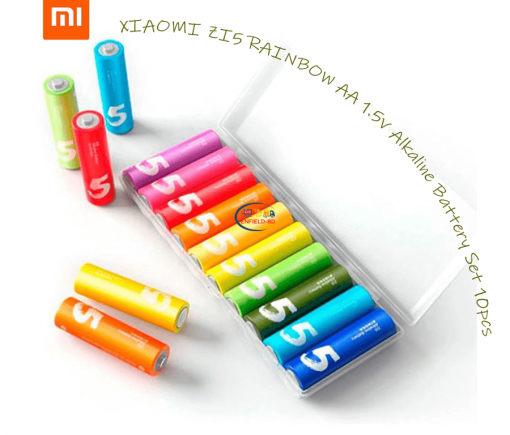 Household Supplies Industrial And Scientific Others Stationery & Gift Wrapping Supplies Gadget XIAOMI ZI5 RAINBOW AA 1.5v Alkaline Battery Set 10pcs Enfield-bd.com