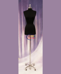 Proffessional Mannequin - Measurement Body Female Dress Form With Chrome Rolling Base | Size 10-12 Enfield-bd.com
