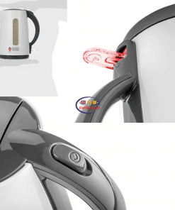 Home & Living Black And Decker Concealed Coil Kettle White 1.7 Litres Enfield-bd.com
