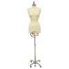 Proffessional Mannequin - Measurement Body Female Dress Form With Chrome Rolling Base | Size 10-12 Enfield-bd.com