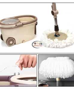 Household Supplies Home & Living High Quality Easy Mopping machine 360 Rolling floor Spin Detachable Mop Hands-free Spin Mop Bucket Set Enfield-bd.com