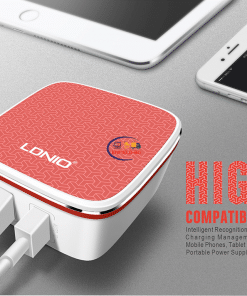 Gadget LDNIO A2405Q COMPATIBLE CHARGER USB AUTO-ID ADAPTIVE Enfield-bd.com