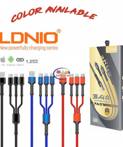 Gadget LDNIO LC-93 3in1 High Quality 3.4a Fast Charging Data Cable Enfield-bd.com