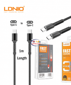 Gadget LDNIO LC92 Type-C Fast Charging Data Cable 2M Pure Copper Core Charging And Data Sync Enfield-bd.com 