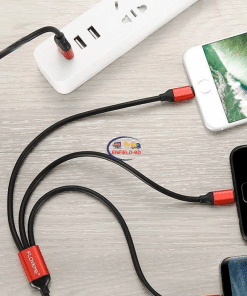 Gadget Home & Living LDNIO LC94 3in1 3.4A iOS | Micro | Type-C | 4ft USB Cable Quick Charge with Data Sync Enfield-bd.com