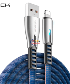 Gadget Rockspace M2 USB To Lightning 480mbps Fast Charging Cable Enfield-bd.com 