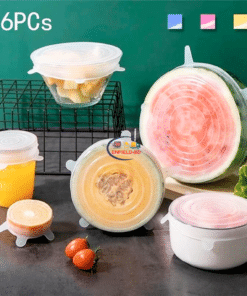 Kitchen & Dining Silicone Food Lid | 6 Pcs Enfield-bd.com 