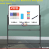 Foreign Whiteboard with Stand Single Sided Magnetic Whiteboard With Stand 20×28″ Black Enfield-bd.com