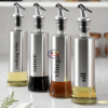 Kitchen & Dining Leak-proof Oil Bottle | 300ml Stainless Steel Oil Dispenser Bottle Oil Pot Olive Oil Vinegar Sauce Kitchen Tool Enfield-bd.com