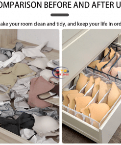 Household Supplies Personal Care Underwear Drawer Organizer 6 Grids | 7 Grids | 11 Grids Organizer Enfield-bd.com