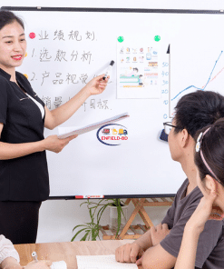 Foreign Whiteboard with Stand Double Sided Magnetic Whiteboard with Stand On Wheel 24×36″ Silver Enfield-bd.com