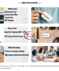 Computer Accessories & Peripherals HUAWEI MOBILE WIFI 3 E5576-320 4G MINI POCKET ROUTER Enfield-bd.com