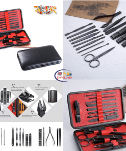 Health Care Personal Care Manicure and Pedicure Set with Organizer | Black Enfield-bd.com