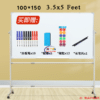 Foreign Whiteboard with Stand Double Sided Magnetic Whiteboard with Stand On Wheel 40×60″ Silver Frame Enfield-bd.com