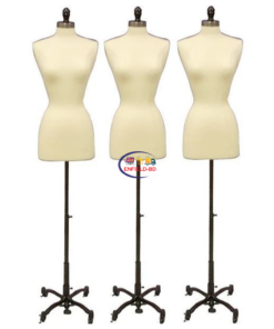 Half Body Mannequin Mannequins And Display Dummy 3 X Female Dress Form With Black Rolling Base Package A-002690-Z Enfield-bd.com