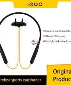 Enfield-bd.com Earphones / Headset Iqoo﻿ Wireless Neckband Bluetooth Earphone Up To 18hours 