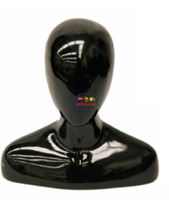 Mannequin Body Dummy Parts Abstract Display Head Female Mannequin Fiberglass Gloss Black P-650-S Enfield-bd.com