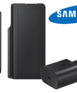 Cases & Screen Protector Charger & Adapter Galaxy Z Fold3 Note Package | Black Enfield-bd.com 