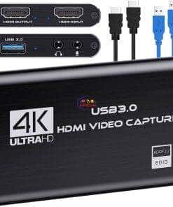 Enfield-bd.com Gadget 4K HDMI-compatible Capture Card 1080p Game Capture Card USB Recorder Box Device For Live Streaming Video Recording 