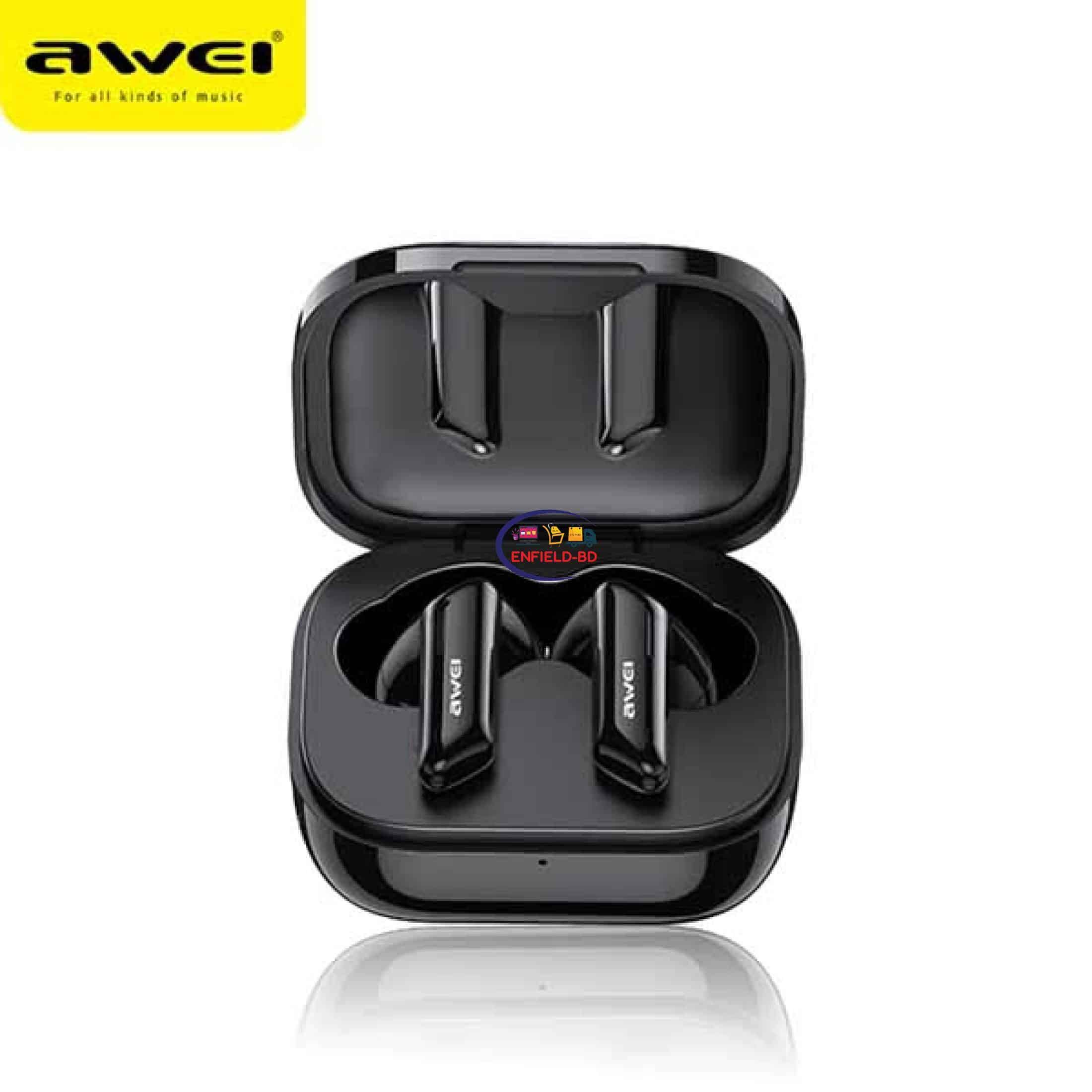 Enfield-bd.com Electronics Television Awei T36 TWS Wireless Earphone Bluetooth-compatible 5.0 Mini Earbuds With Microphone in-Ear Headset Touch Contral Handsfree