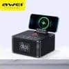 Enfield-bd.com Gadget Awei Y332 Multi-function Bluetooth-compatible Speaker With FM Phone Wireless Charger Phone Holder 8000mAh