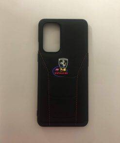 Official Ferrari Premium Leather Case For Oneplus 8 Pro | Navy Cases & Screen Protector