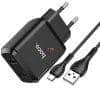 Enfield-bd.com Charger & Adapter HOCO Portable Phone Charger Universal Type-C Wall Charging Adapter