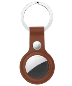 Hoco Leather Protective Case For Apple Airtag Locator Tracker 1:1 Cover Anti-lost Device Keychain Protect Sleeve