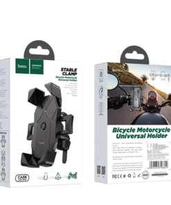 Alternative view of Hoco Universal Motorcycle Bicycle Phone Holder For Samsung S20 S21 New Stable Bike Handlebar GPS Motorcycle Bracket Phone Stand