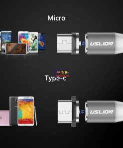 Magnetic USB Fast Charging Micro / Type C Cable Enfield-bd.com
