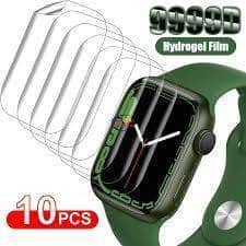 Screen Protector Clear Full Protective Film for Apple Watch 7 6 SE 5 4 45MM 41MM 40MM 44MM Not Glass for iWatch 3 2 1 38MM 42MM Gadget Storage/hard Drive 