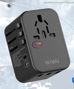 Gadget Charger & Adapter WIWU UA-303 Universal Plug Adapter Multi-function Travel Adapter Charger Enfield-bd.com