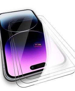 Tempered Glass Screen Protector for iPhone 11 12 7 8 X SE Cases & Screen Protector Storage/hard Drive 