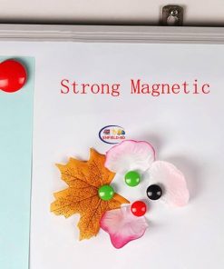 Magnetic Whiteboard Whiteboard 10 PCS Magnet Round Coin Color Notice Cord Board Strong Magnetic Thumb Tacks Whiteboard Magnet Thumbtacks For White Bord Blackboard Fridge Enfield-bd.com