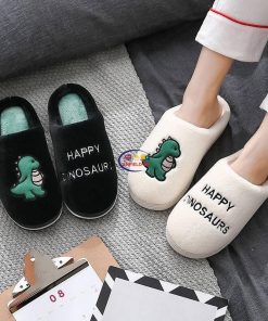 Home & Living Baby slipper Winter Home Slippers Cartoon dinosaur Shoes Soft Winter Warm House Slippers Indoor Bedroom Slippers Enfield-bd.com 