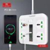 Gadget Earldom ES-SC05 Multi-Port Socket and Multi Plug 3000W Power Socket Auto Max 3A 4 Power Socket 200CM PD40W Enfield-bd.com